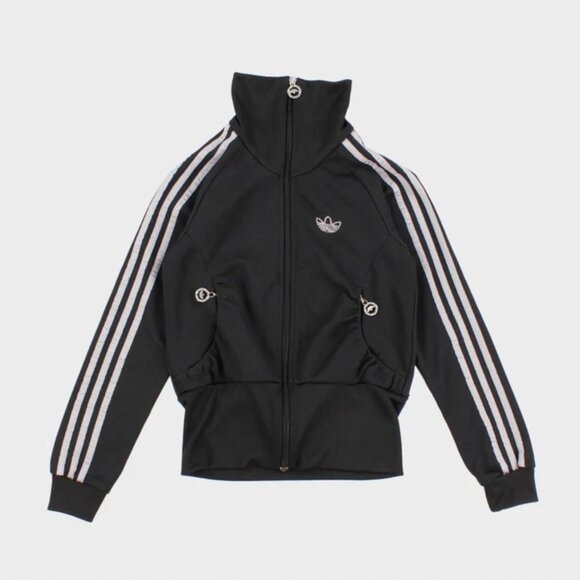 RARE Vintage Y2K Adidas Track Jacket with Studded Trefoil - Picture 2 of 9